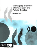 Managing Conflict of Interest in the Public Sector