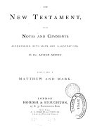 The New Testament, with notes and comments by L. Abbott