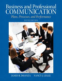 Business and Professional Communication Book