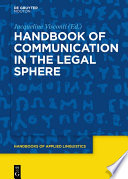 Handbook of Communication in the Legal Sphere.pdf