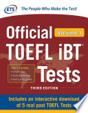 Official TOEFL iBT Tests Volume 1  Second Edition Book