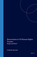 Reservations to Un Human Rights Treaties
