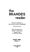 The Brandeis Reader