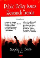 Public Policy Issues Research Trends