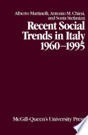 Recent Social Trends in Italy, 1960-1995