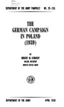 The German Campaign in Poland, 1939