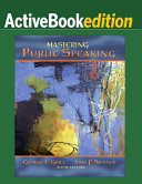 Mastering Public Speaking, MySpeechLab Edition