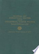 Manual on Industrial Water and Industrial Water Waste Book