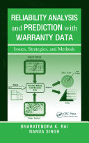 Reliability Analysis and Prediction with Warranty Data Pdf/ePub eBook