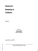 Research Relating to Children