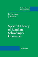 Spectral Theory of Random Schrödinger Operators