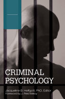 Criminal Psychology  4 volumes 