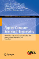 Applied Computer Sciences in Engineering Pdf/ePub eBook