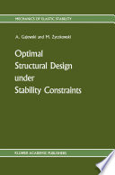 Optimal Structural Design under Stability Constraints Book