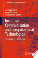 Inventive Communication and Computational Technologies Book