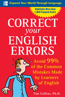 Correct Your English Errors Book