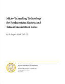 Micro-Tunneling Technology for Replacement Electric and Telecommunication Lines