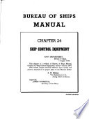 Bureau of Ships Manual: sect I. Direct current apparatus (1941)