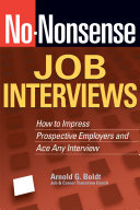 No-Nonsense Job Interviews [Pdf/ePub] eBook