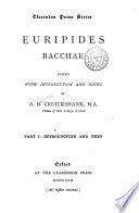 Bacchae Book