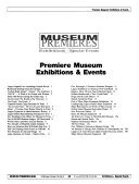 Museum Premieres, Exhibitions & Special Events
