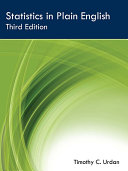 Statistics in Plain English, Third Edition