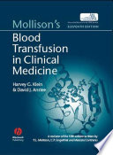 Mollison s Blood Transfusion in Clinical Medicine