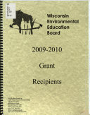 The Wisconsin Environmental Education Board     Grant Recipients