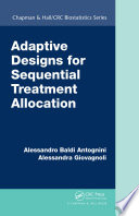 Adaptive Designs for Sequential Treatment Allocation Book