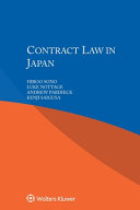 Contract Law in Japan