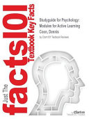 STUDYGUIDE FOR PSYCHOLOGY ES 9 Book