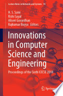 Innovations in Computer Science and Engineering Book