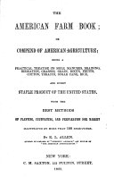 The American Farm Book, Or, Compend of American Agriculture