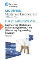 Engineering Mechanics Modified Mastering Engineering With Pearson Etext Access Code