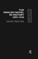English Novel Hist 1895 1920