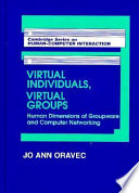 Virtual Individuals  Virtual Groups