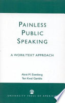 Painless Public Speaking Book