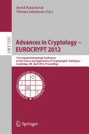 Advances in Cryptology -- EUROCRYPT 2012