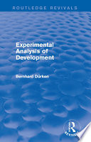 Experimental Analysis of Development Book