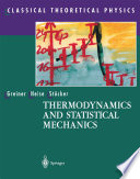 Thermodynamics and Statistical Mechanics Book