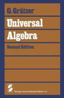 Universal Algebra
