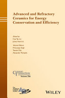 Advanced and Refractory Ceramics for Energy Conservation and Efficiency