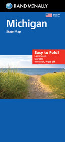 Rand McNally Easy to Fold  Michigan State Laminated Map Book PDF