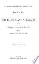 Journal of Proceedings and Addresses of the ... Annual Meeting Held at ...