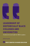 Leadership of Historically Black Colleges and Universities