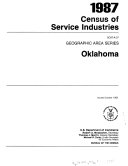 1987 Census of Service Industries: A. Geographic area series