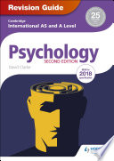 Cambridge International AS A Level Psychology Revision Guide 2nd edition Book