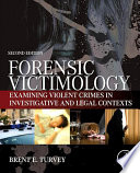 Book Forensic Victimology Cover