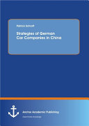 Strategies of German Car Companies in China
