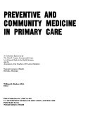 Preventive and Community Medicine in Primary Care